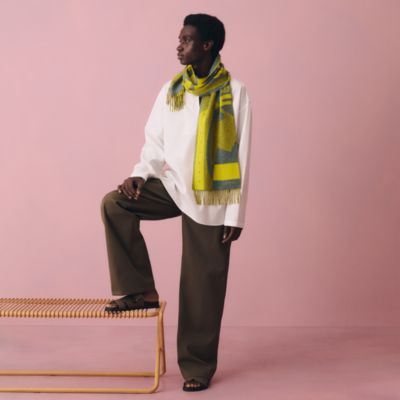 メンズ シルクマフラー＆カシミヤストール | Hermès - エルメス-公式サイト
